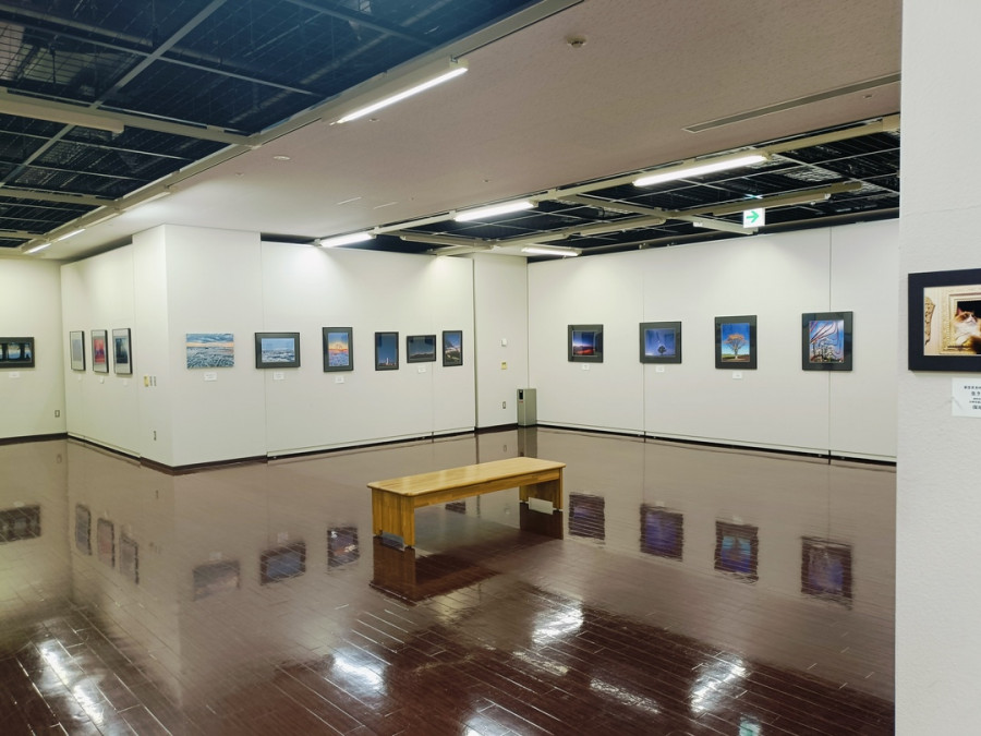 家族の似顔絵、夏休み書道展、全十勝写真公募展 合同作品展開催